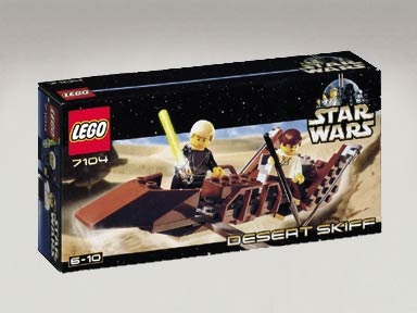 LEGO Set-Desert Skiff (2000)-Star Wars / Star Wars Episode 4/5/6-7104-1-Creative Brick Builders